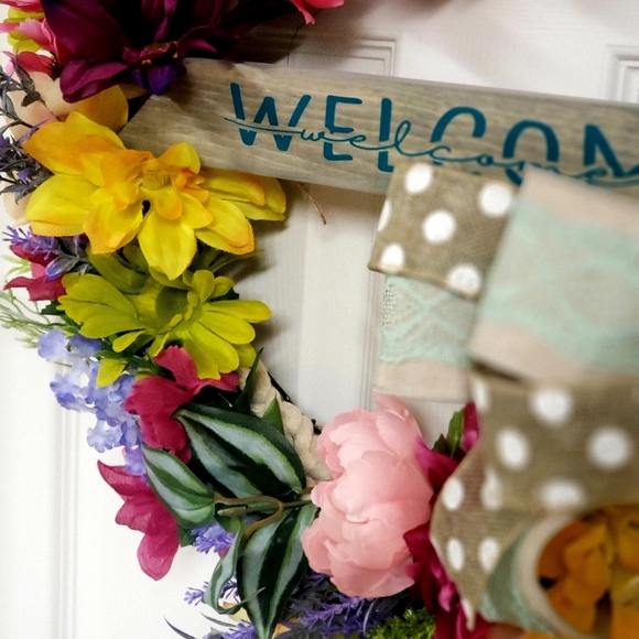 Spring Wreath For Front Door - Picture 8 of 13